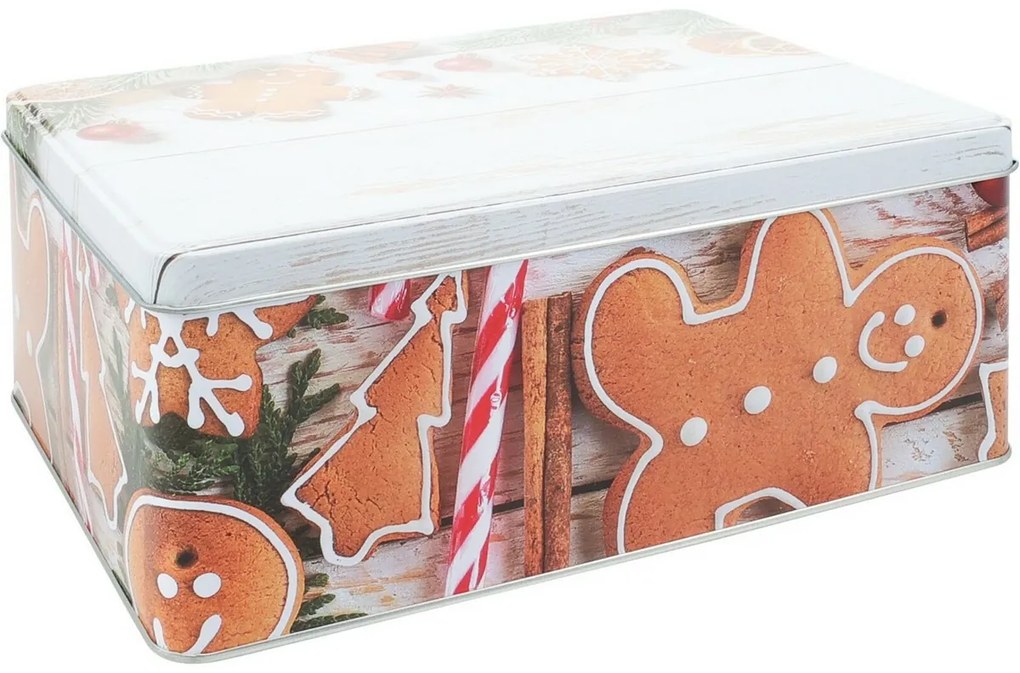 Cookies karácsonyi fémdoboz 3 db-os szett