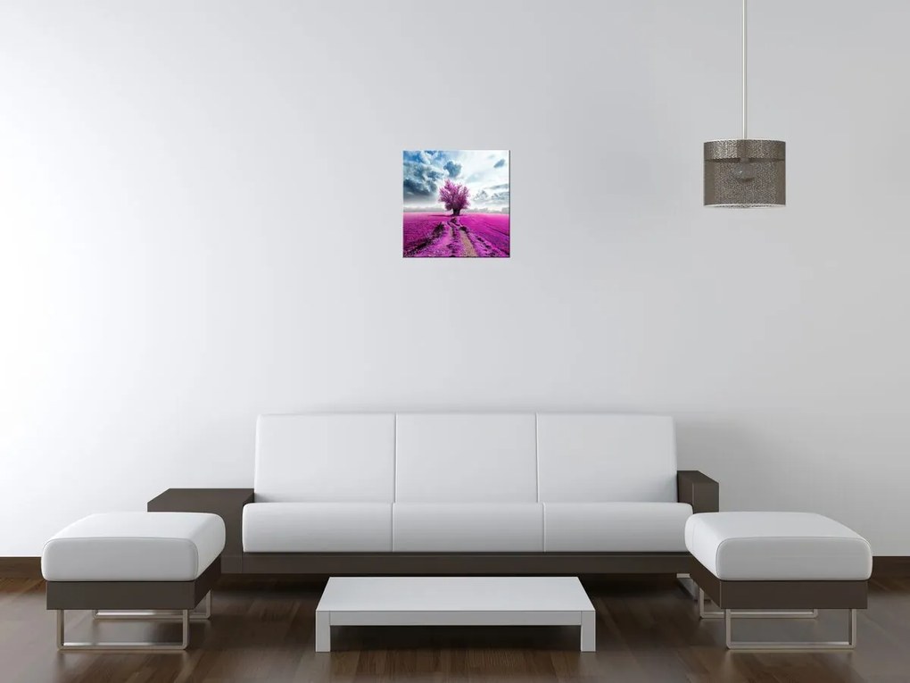 Gario Vászonkép Fa a lila mezon Méret: 40 x 100 cm