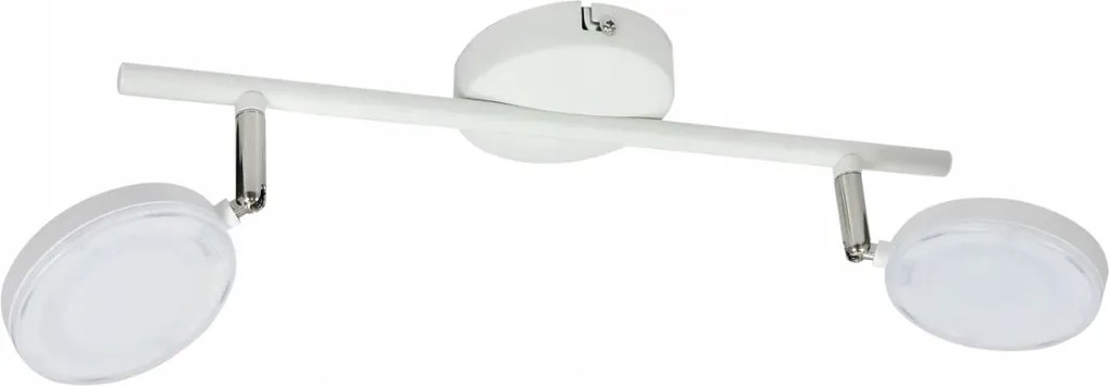 Led mennyezeti fali lámpa fehér 2 pontos modern nappaliba 40 cm Polux