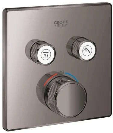 zuhany és fürdő csaptelep GROHE SMARTCONTROL vakolat alatti rész nélkül Hard Graphite 29124A00