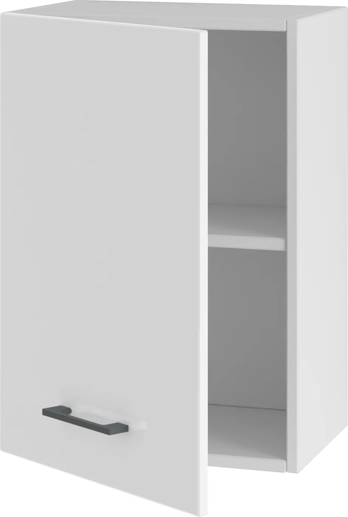 Konyhaszekrény Akasztós Felső Ajtóval Fehér Akril Szett 40 cm