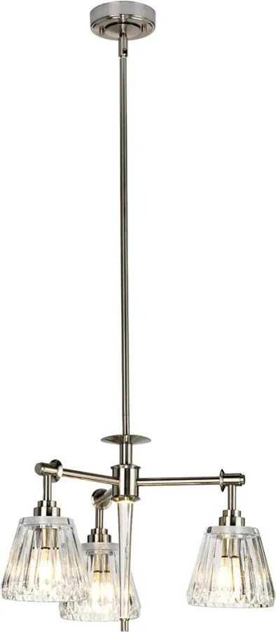 Elstead Lighting AGATHA BATH-AGATHA3P-BN Csillár 3x3,5W/G9 320LM IP44