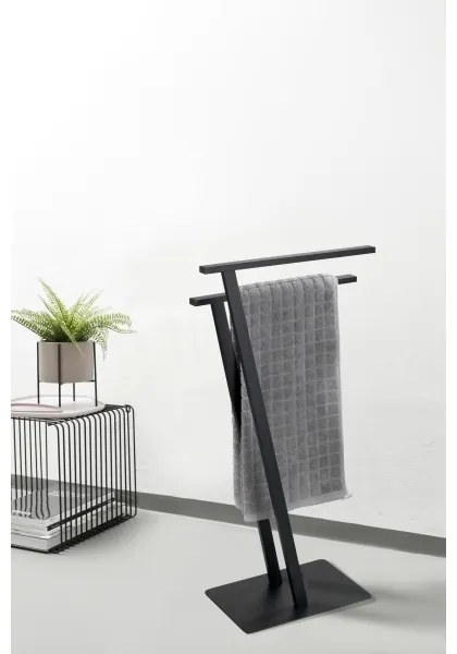 WENKO 24396100 - LIRIO törölközőtartó 20x40 cm fekete