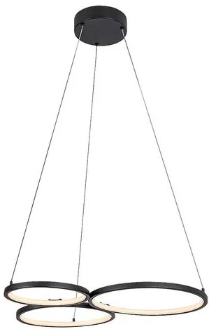 RÁBALUX 72297 FORMAND Modern Led Függesztett Lámpa Fekete IP20