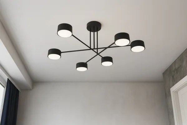 BRILAGI - LED RGB dimmelhető felületre szerelhető csillár MONO 6xGX53/14W/230V Wi-Fi Tuya fekete