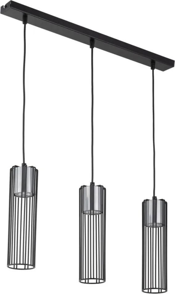 SIGMA LIGHTING 33454 FOBIA Többágú Függesztett Lámpa Fekete, Ezüst GU10 IP20