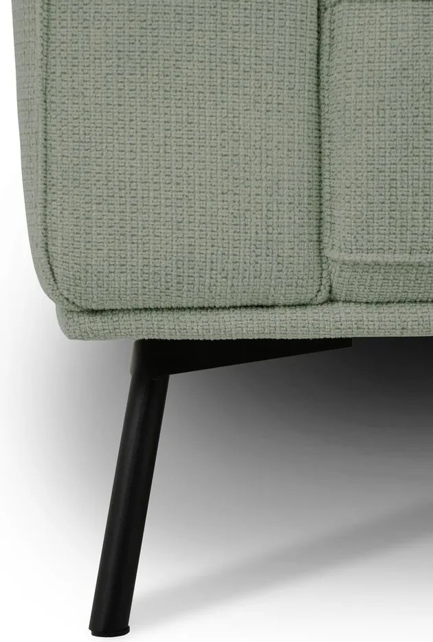 Zöld zsenília sarokkanapé (jobb oldali-L alakú) Amsterdam – Scandic