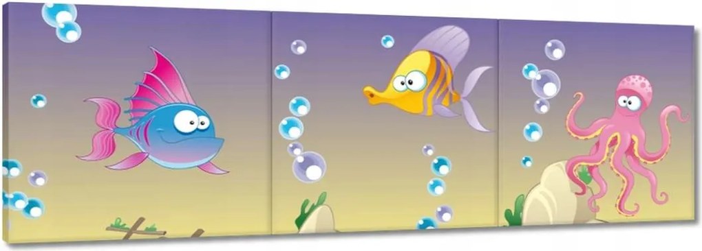 Vászonkép 90x30 A vidám halak csodálatos világa