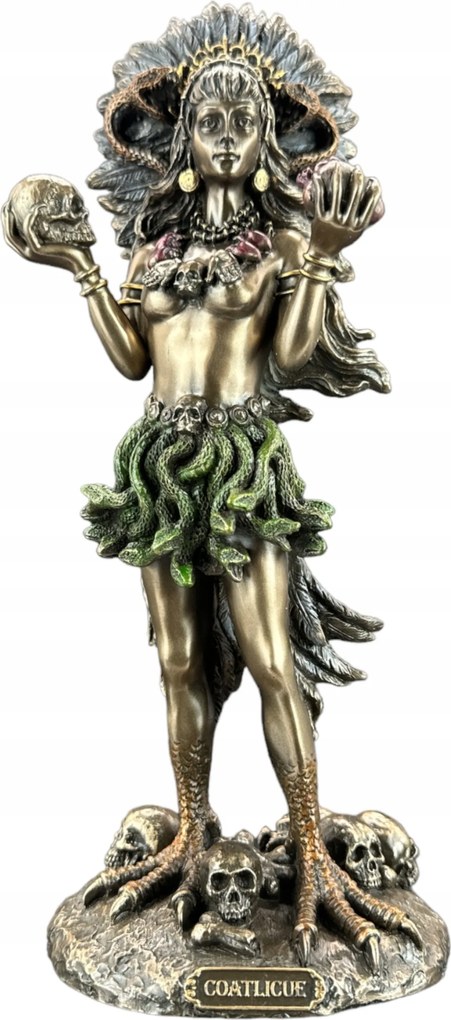 Figura Szobor Coatlicue szobor Azték Föld Istennő Veronese WU77893A4