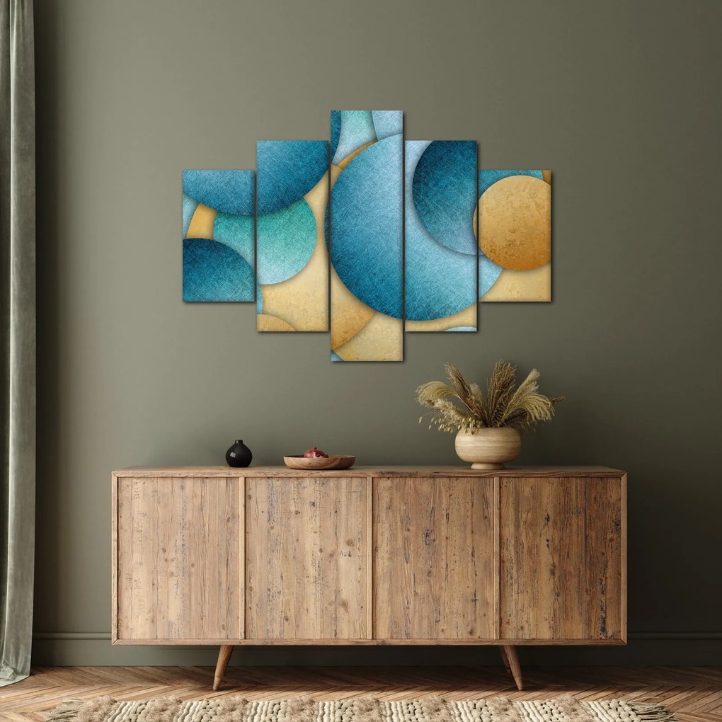 Az absztrakciós körök képe (150x105 cm)