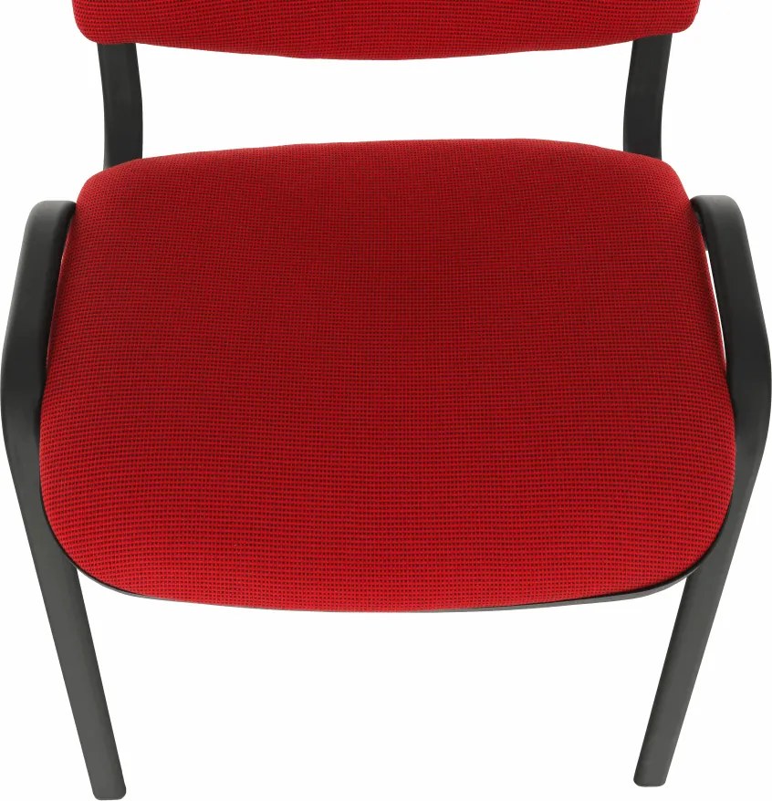 Irodai szék, piros, ISO NEW