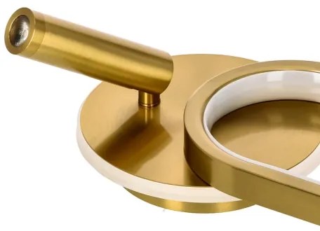 LED Fali lámpa MONET LED/13W/230V + LED/2W 3000/4000/6000K arany