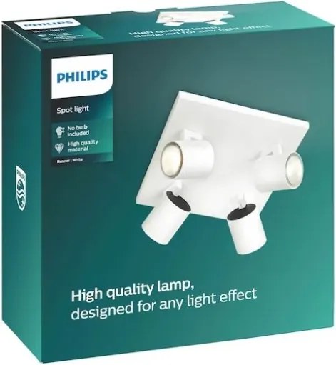 Philips - LED RGBW dimmelhető spotlámpa RUNNER 4xGU10/6,5W/230V fehér