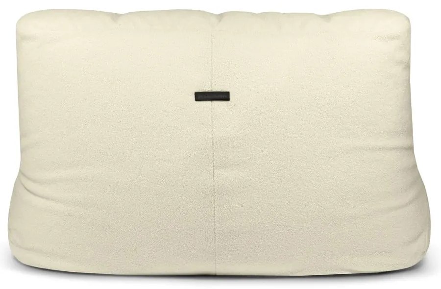 Krémszínű buklé babzsákfotel Sofa Tube – SLOWDOWN