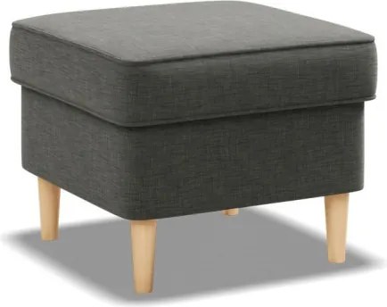 Uszak lábtartó, fonott, fekete