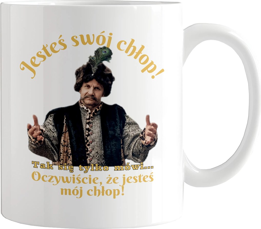 Nyomott Mintás Bögre Sorozat 1670 Hop Hop Bögre Kerámia Nyomott Mintás 330 ML