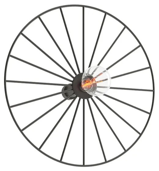 Fekete mennyezeti lámpa ø 30 cm Soho – Sollux