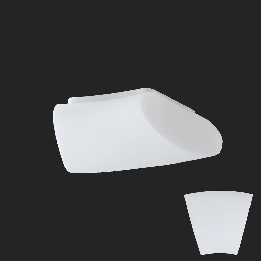 Osmont 59313 Altair 2 mennyezeti/fali üveglámpa fehér IP41 3000 K 2