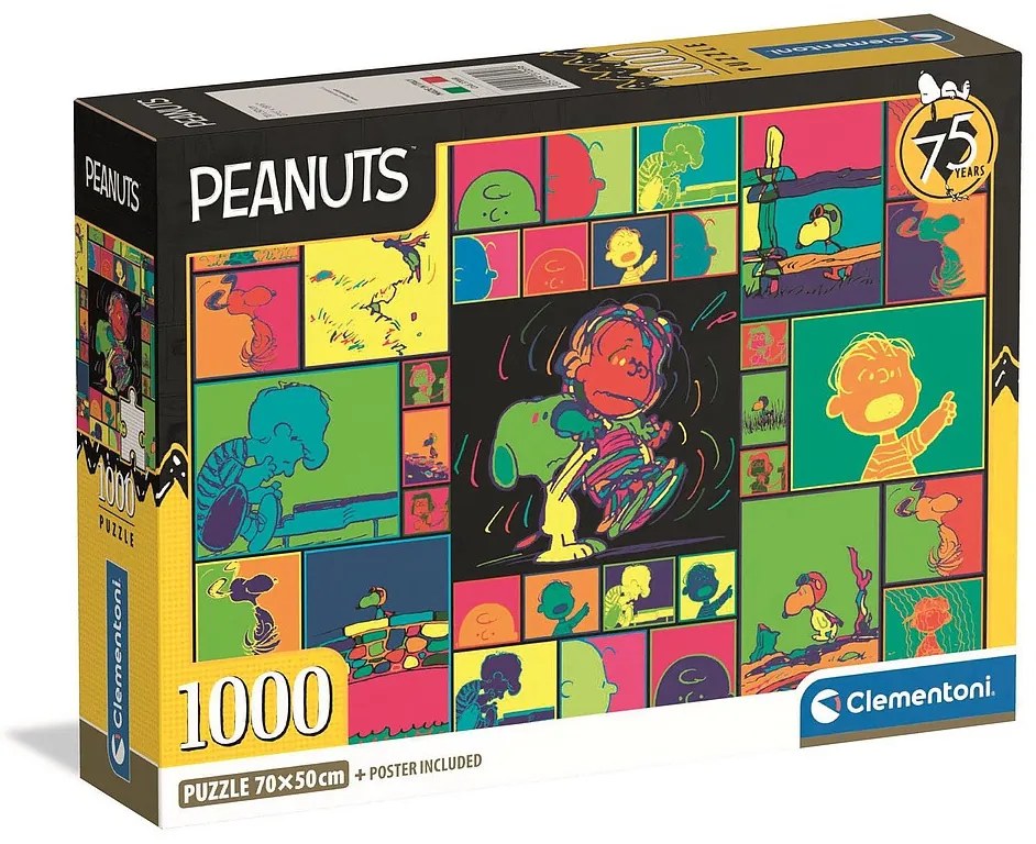 Snoopy Icons in Color 1000 db-os Compact puzzle Clementoni