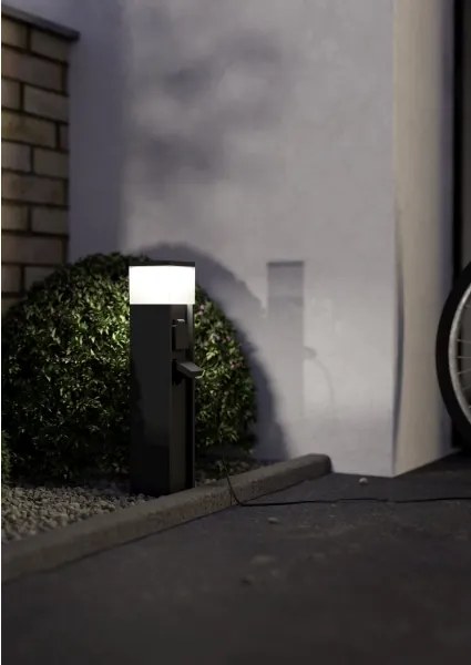 Eglo 901032 - PARK kültéri lámpa, 2 aljzattal, 1xE27/25W/230V, IP54, antracit