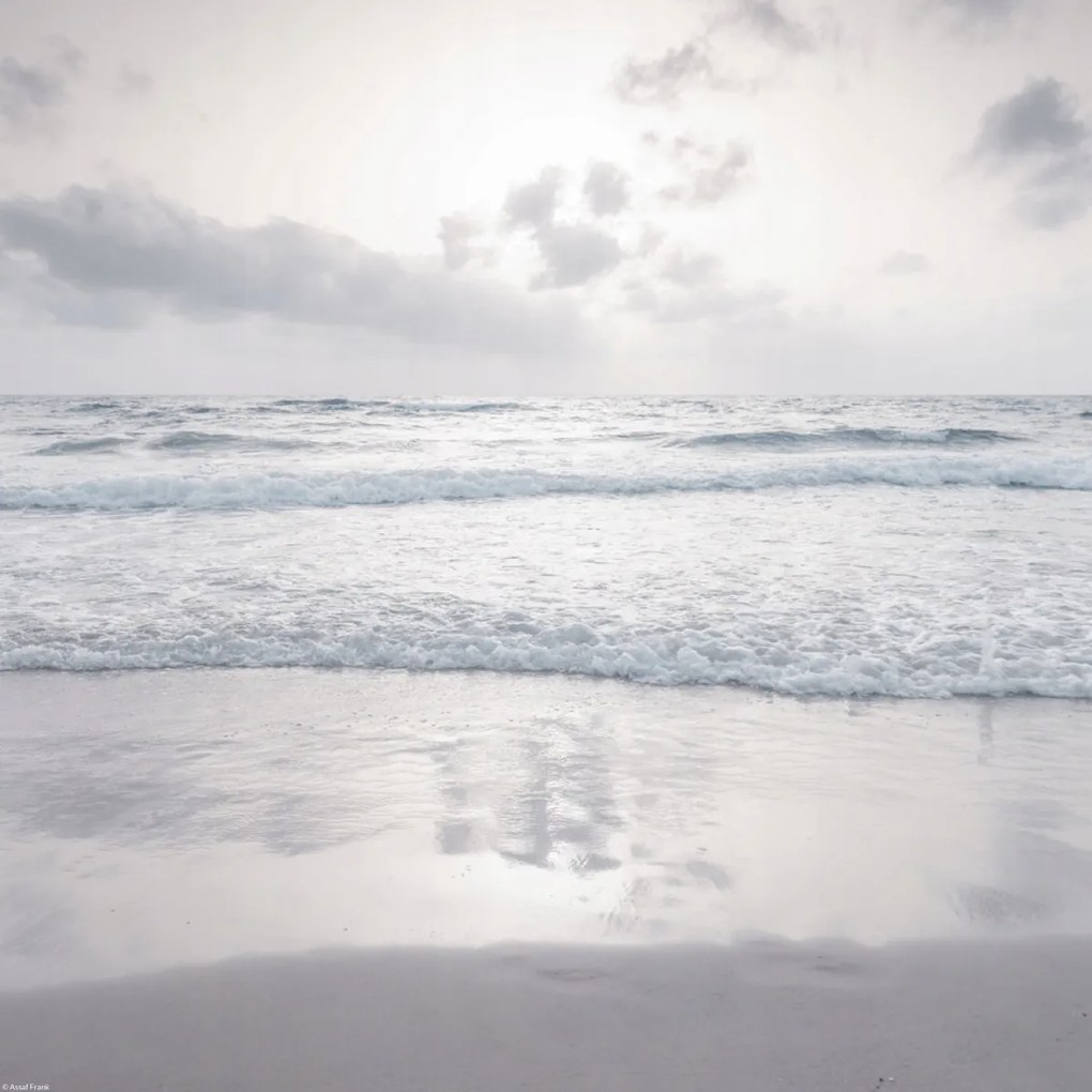 Poszter 40x40cm Csendes tengerpart felhőkkel, Assaf Frank