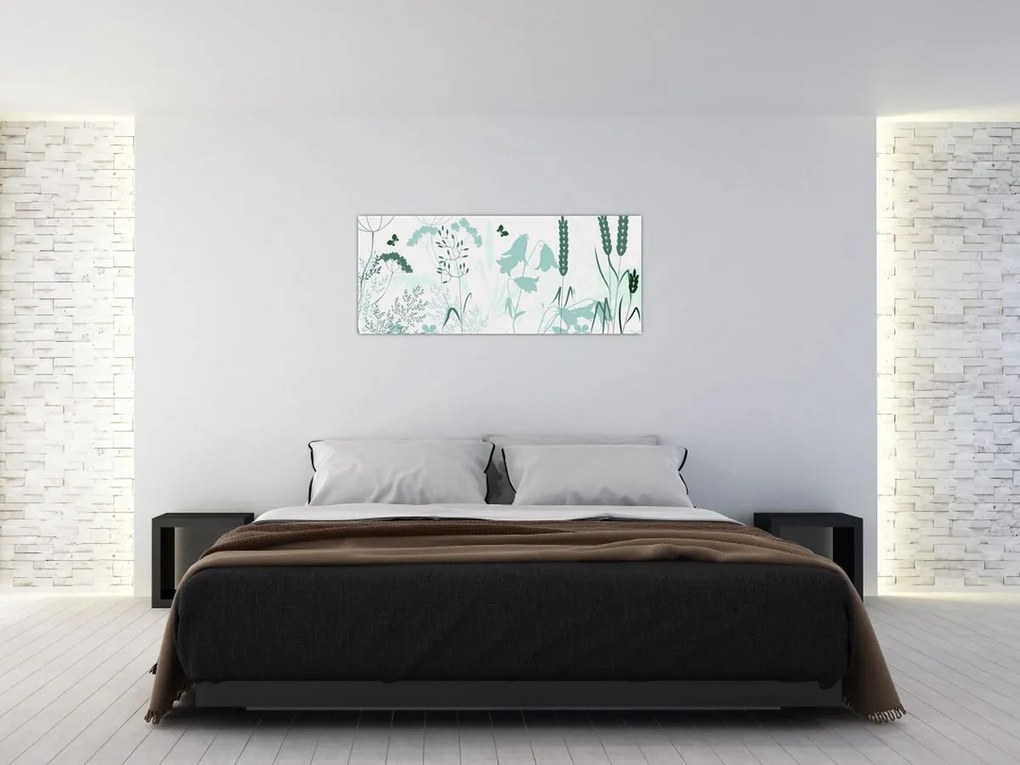 Kép - rét vektor (120x50 cm)