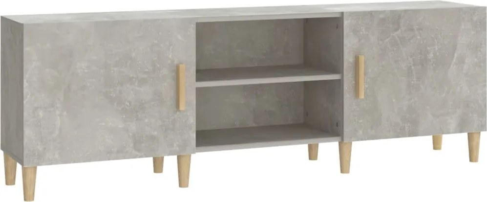 vidaXL betonszürke szerelt fa TV-szekrény 150 x 30 x 50 cm