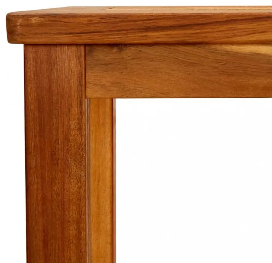 tömör akácfa kerti tálalóasztal 80 x 35 x 75 cm