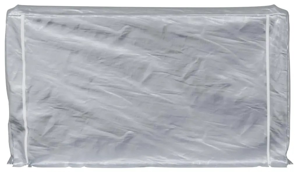 tűzifa állvány esővédővel 250x25x150 cm Horganyzott acél