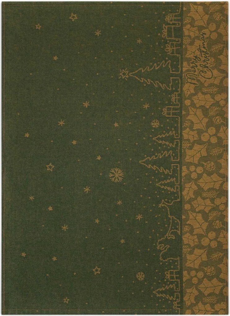 Karácsonyi konyhai törlőkendő Zwoltex Merry Christmas zöld