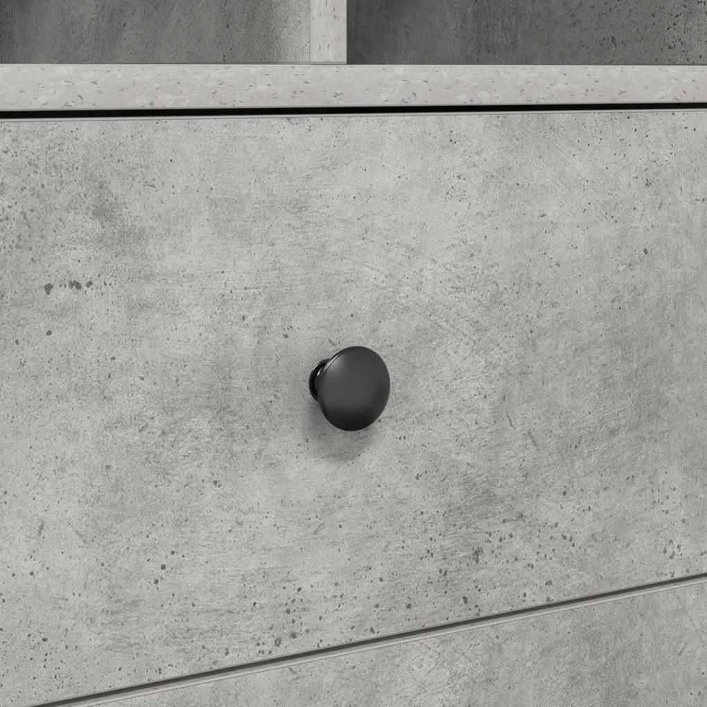 Tárolós Íróasztal Betongrey Forgácslap