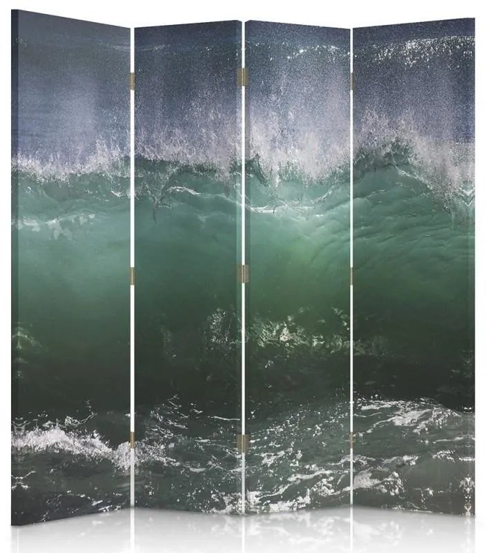 Gario Paraván A tenger hullámának ereje Méret: 145 x 170 cm, Kivitelezés: Forgó paraván 360°