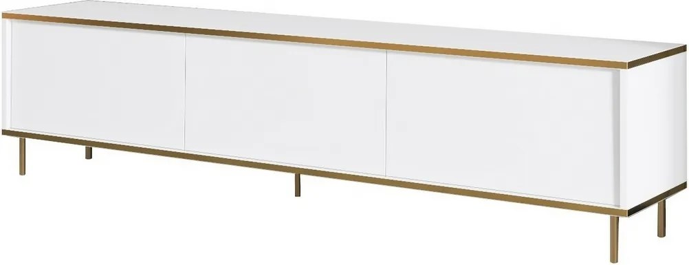 Imaj White and Gold TV-asztal