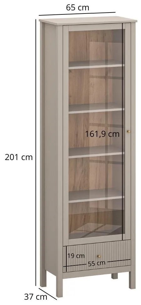 Vitrin Karankas 1 (taupe) . 1116950