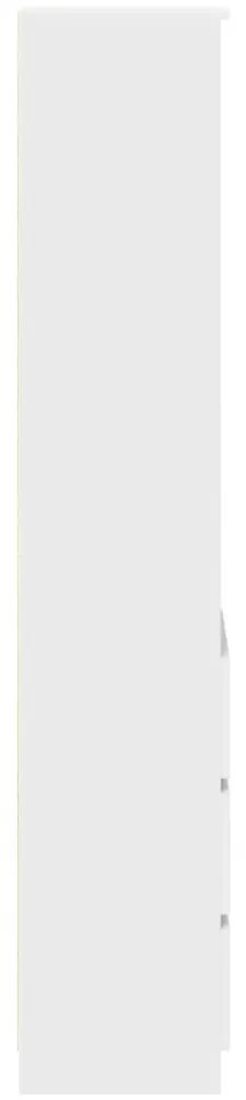 fehér szerelt fa magasszekrény 37,5x35x180 cm