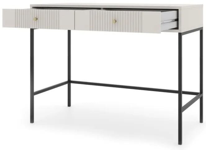 ISEO IS07 fésülködőasztal 2 fiók, Kasmír/Fekete/Arany