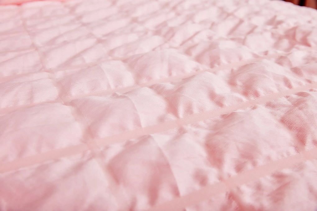 Krepp lapok Polycotton Neapol rózsaszín 200x140cm+90x70cm TiaHome