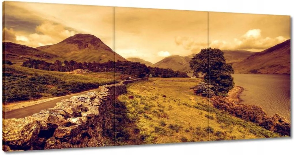 Festmények 120x60 Ír tájkép