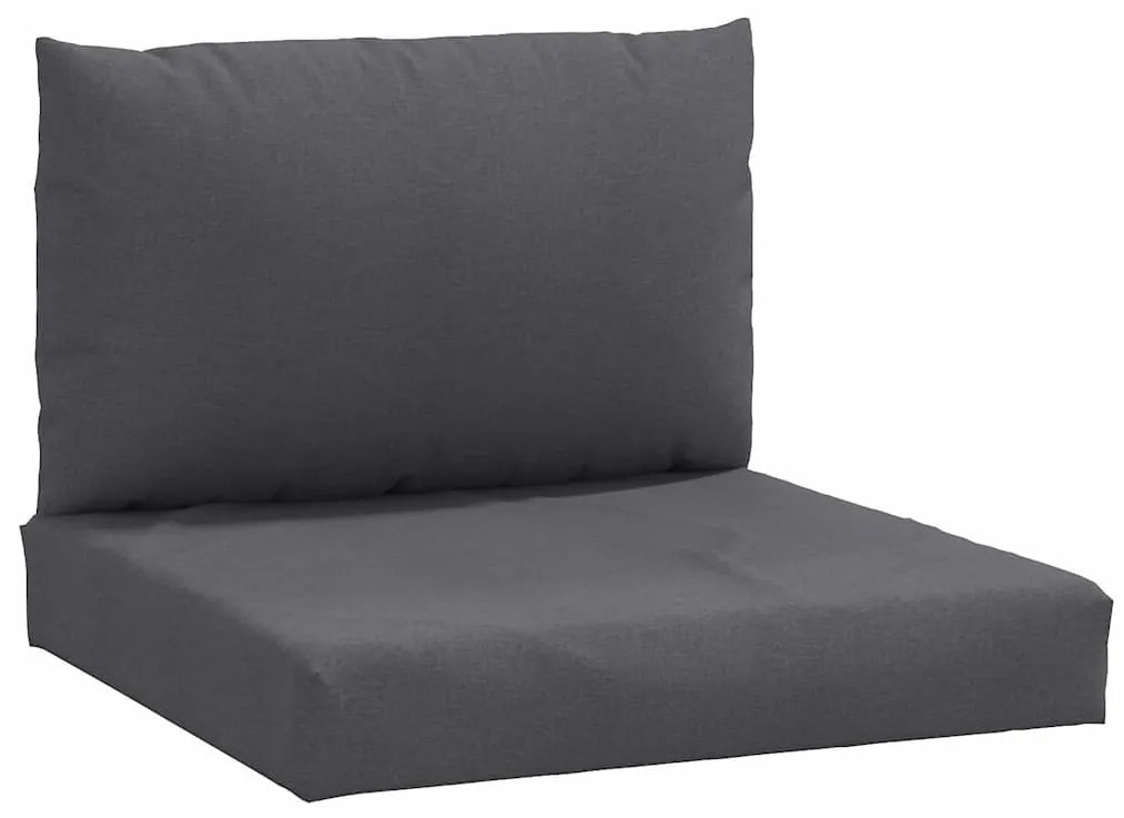 2 db melange antracitszürke szövet raklappárna