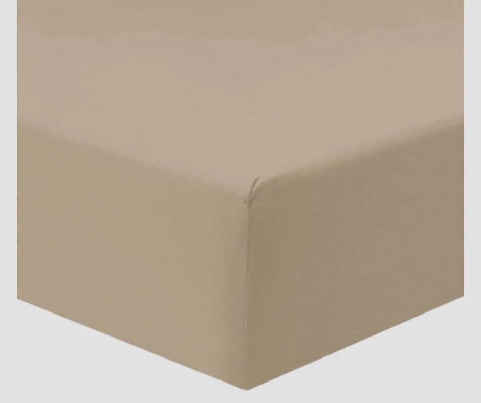 Ágynemű Jersey bézs TiaHome - 200x200cm