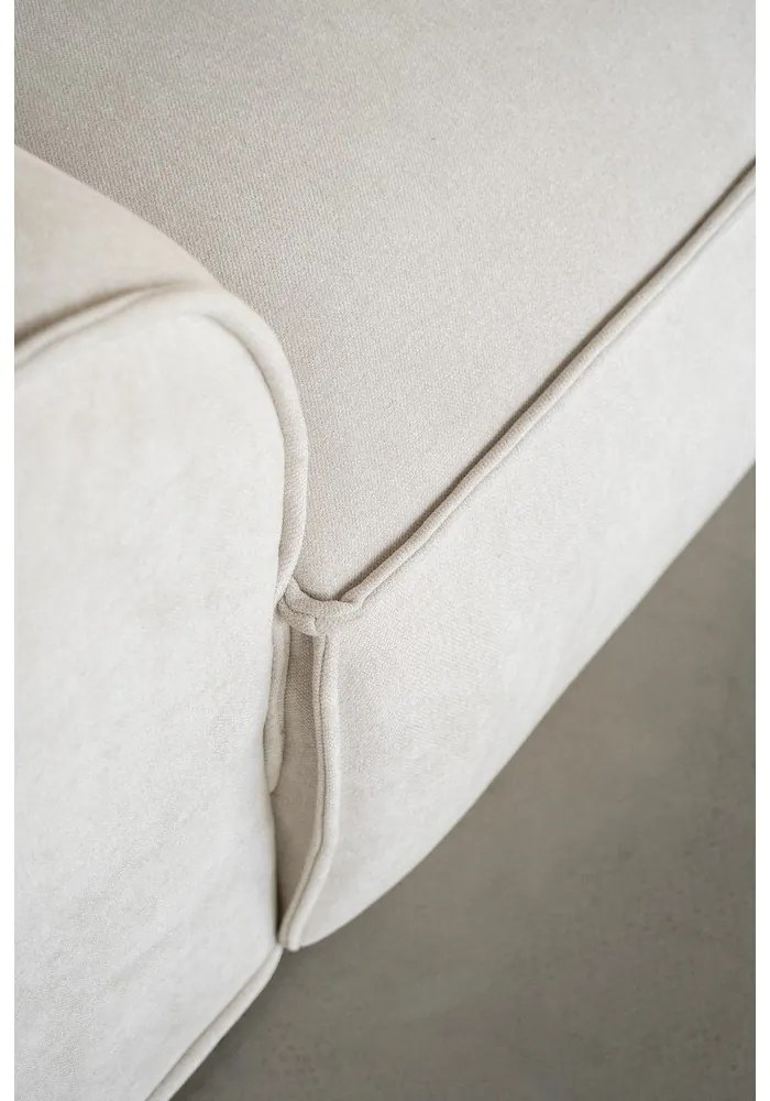 Krémszínű sarokkanapé (jobb oldali) Flex Felix – Miuform