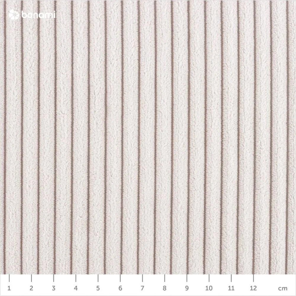 Bézs kárpitozott franciaágy tárolóhellyel ágyráccsal 180x200 cm Cube – Meise Möbel