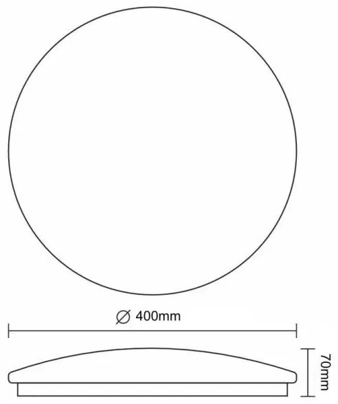 LED mennyezeti lámpa STAR LED/36W/230V 3000-6500K + távirányító