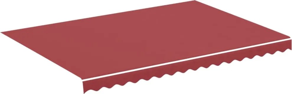 Burgundi vörös csere napellenző ponyva 3,5 x 2,5 m