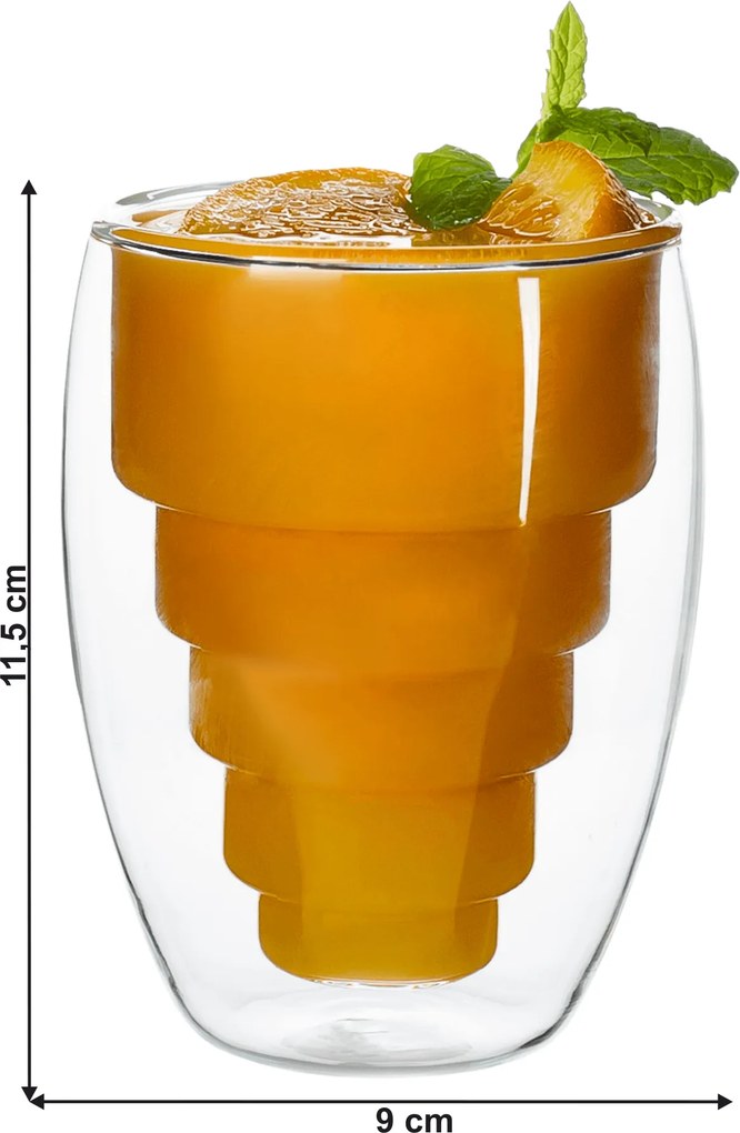 Thermo pohár, 2 db, 250ml, HOTCOLD TYP 17