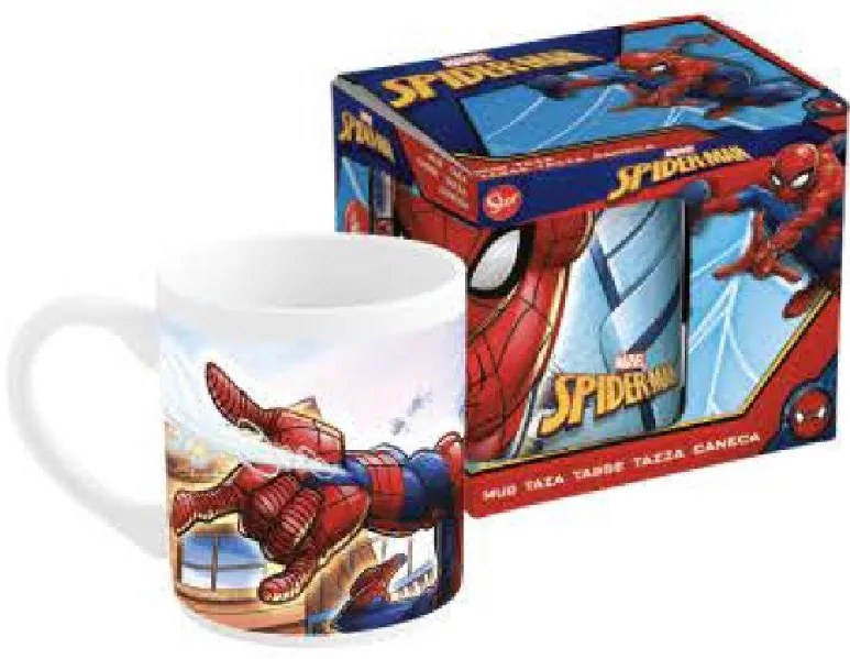 Pókember Streets porcelán bögre 235 ml (8 oz) Díszdobozban
