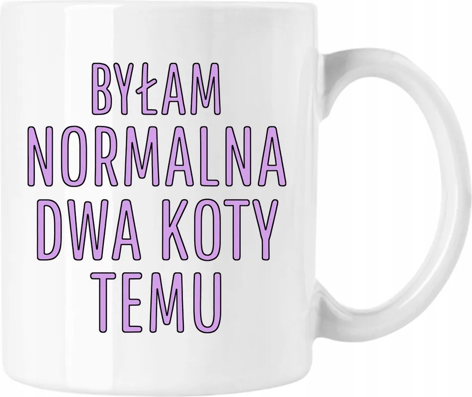 Bögre normál macska fehér 330ml