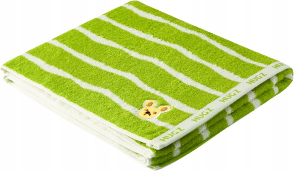 Gyorsan száradó Fürdőlepedő Nagy Mideer Hugz gyerekeknek 70x140 Zöld