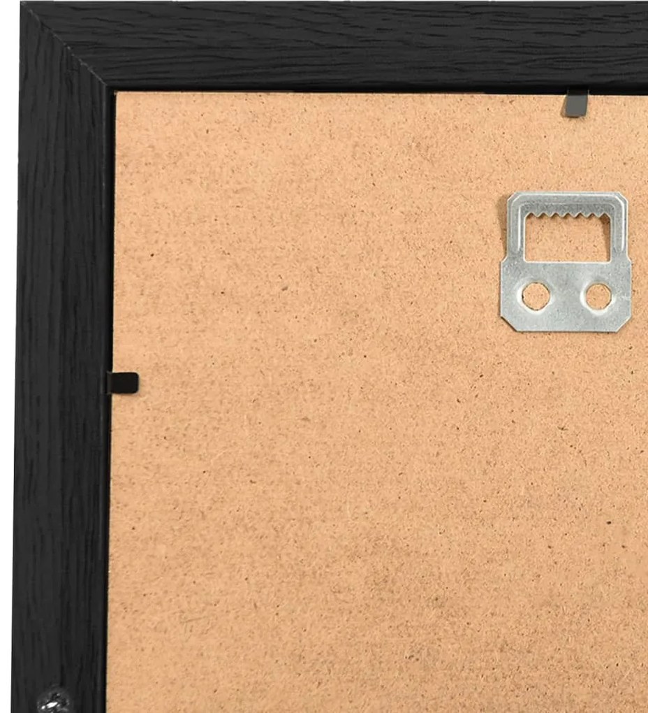 fekete MDF fényképkeretszett 10 db 13 x 18 cm-es képhez