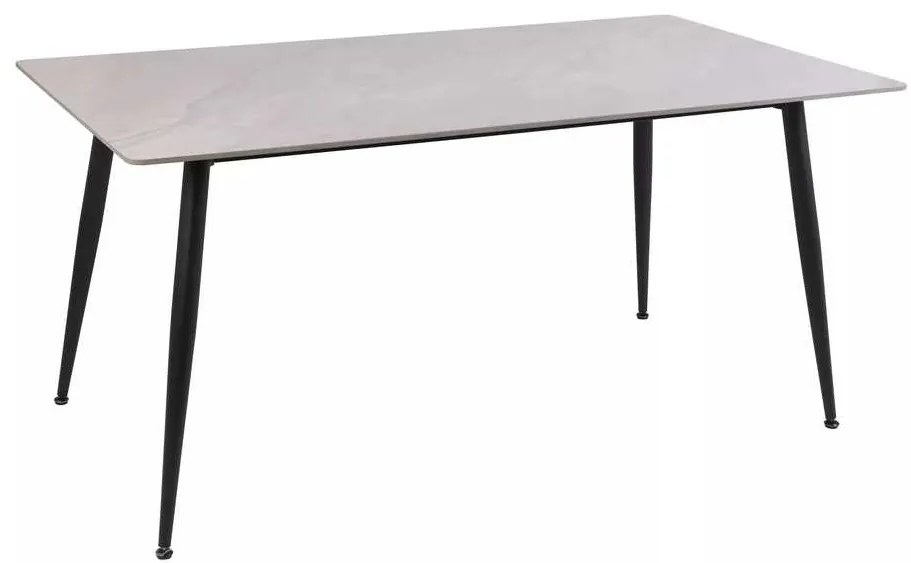 Rion étkezőasztal 160 x 90 cm, szürke / fekete